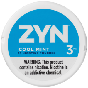 ZYN 3 MG COOL MINT , NICOTINE POUCHES 5 CT