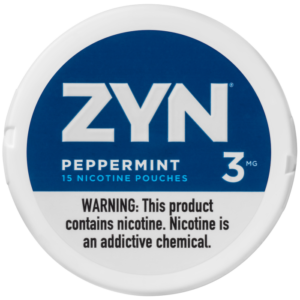 ZYN , PEPPERMINT NICOTINE (3) POUCHES 5 CT