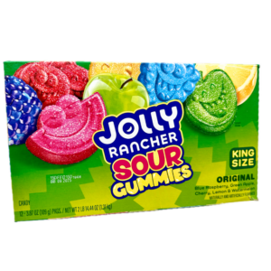 JOLLY RANCHER SOUR GUMMIES KING SIZE 3.8 OZ X 12 CT