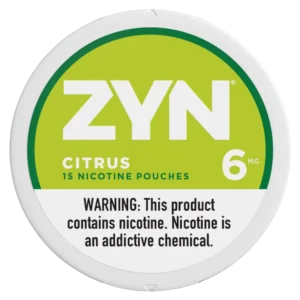 ZYN , CITRUS  NICOTINE (6) POUCHES 5 CT