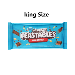 MR BEAST FEASTABLES  MILK CRUNCH  KING SIZE 2.1 OZ X 24 CT