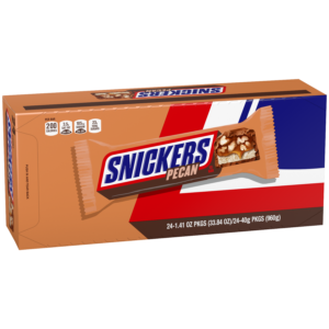 SNICKERS PECAN SINGLES 1.41OZ 24 CT