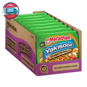 MARUCHAN YAKISOBA NOODLES ORANGE CHICKEN  8 CT
