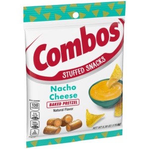 COMBOS BAG NACHO CHEESE PRETZEL 6.3OZ 1/12CT