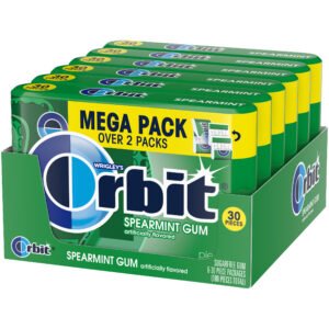 WRIGLEY'S ORBIT SPEARMINT MEGA PACK 30 STICK 6CT