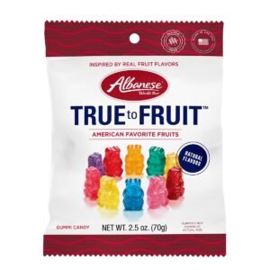 ALBANESE, AMERICAN FAVORITE FRUITS GUMMIES, 2.5OZ X 12CT