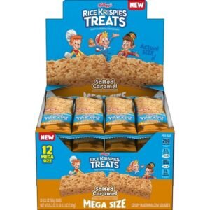 RICE KRISPIES TREATS SALTED CARAMEL MEGA SIZE 2.1 OZ 12 CT