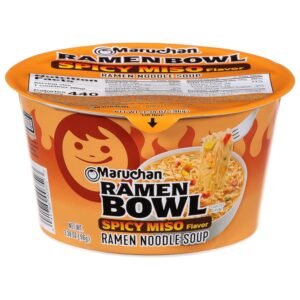MARUCHAN RAMEN  BOWL NOODLES SPICY MISO 6 CT