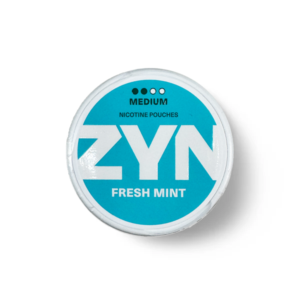 ZYN , MEDIUM FRESH MIINT NICOTINE POUCHES