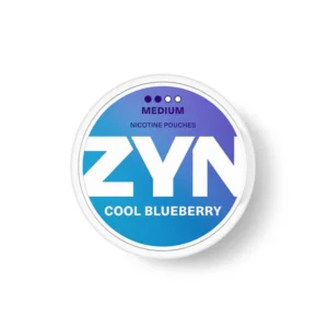 ZYN , MEDIUM COOL BLUEBERRY NICOTINE POUCHES