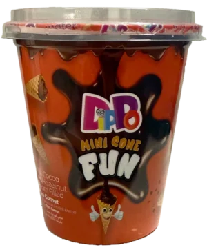 DIPPO MINI CUP CONE HAZELNUT 12 CT