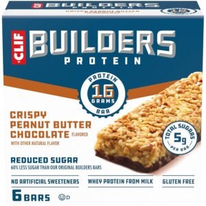 CLIF BUILDERS CRISPY PEANUT BUTTER CHOCOLATE  12 CT