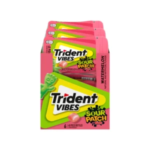 TRIDENT VIBES, WATERMELON BOTTLES  6 CT