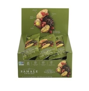 SAHALE SNACKS POMEGRANTE PISTACHIOS 1.5 OZ X 9 CT