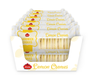 CARLEY'S LEMON SANDWICH CREME 12 CT