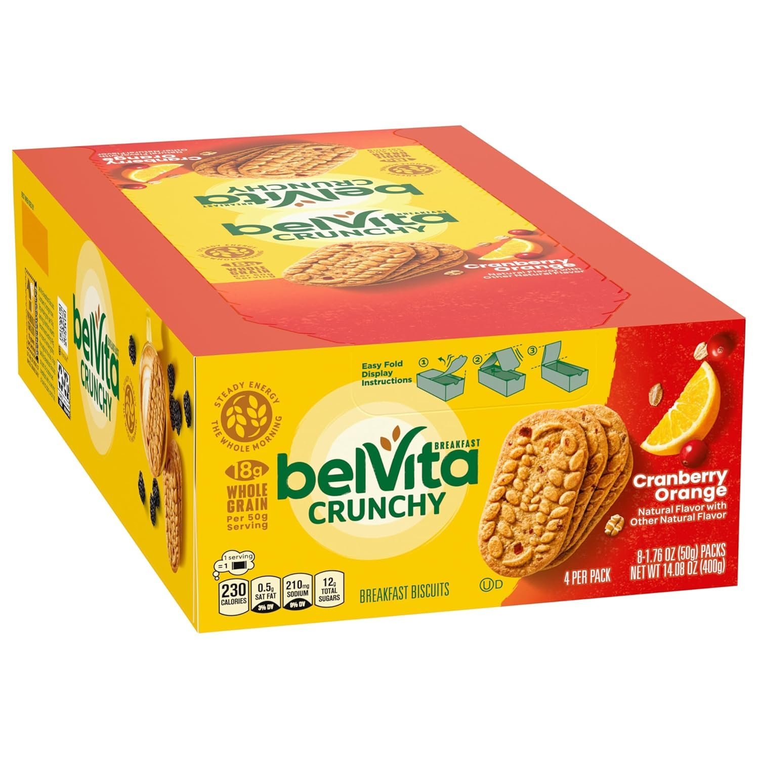 BELVITA CRANBERRY ORANGE 8 CT